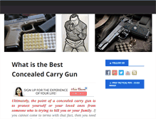 Tablet Screenshot of bestconcealedcarrygun101.com